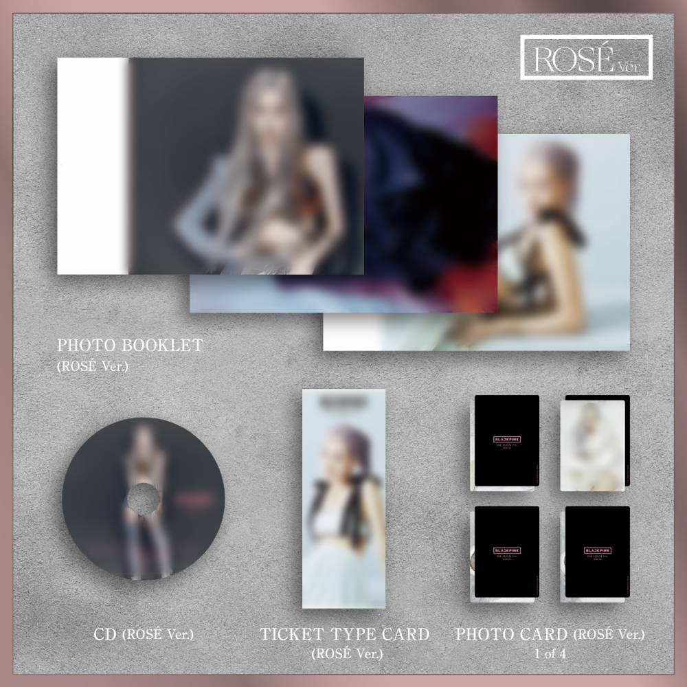 BLACKPINK 1ST FULL ALBUM 'THE ALBUM' JAPANESE SOLO VERSION - ROSÉ